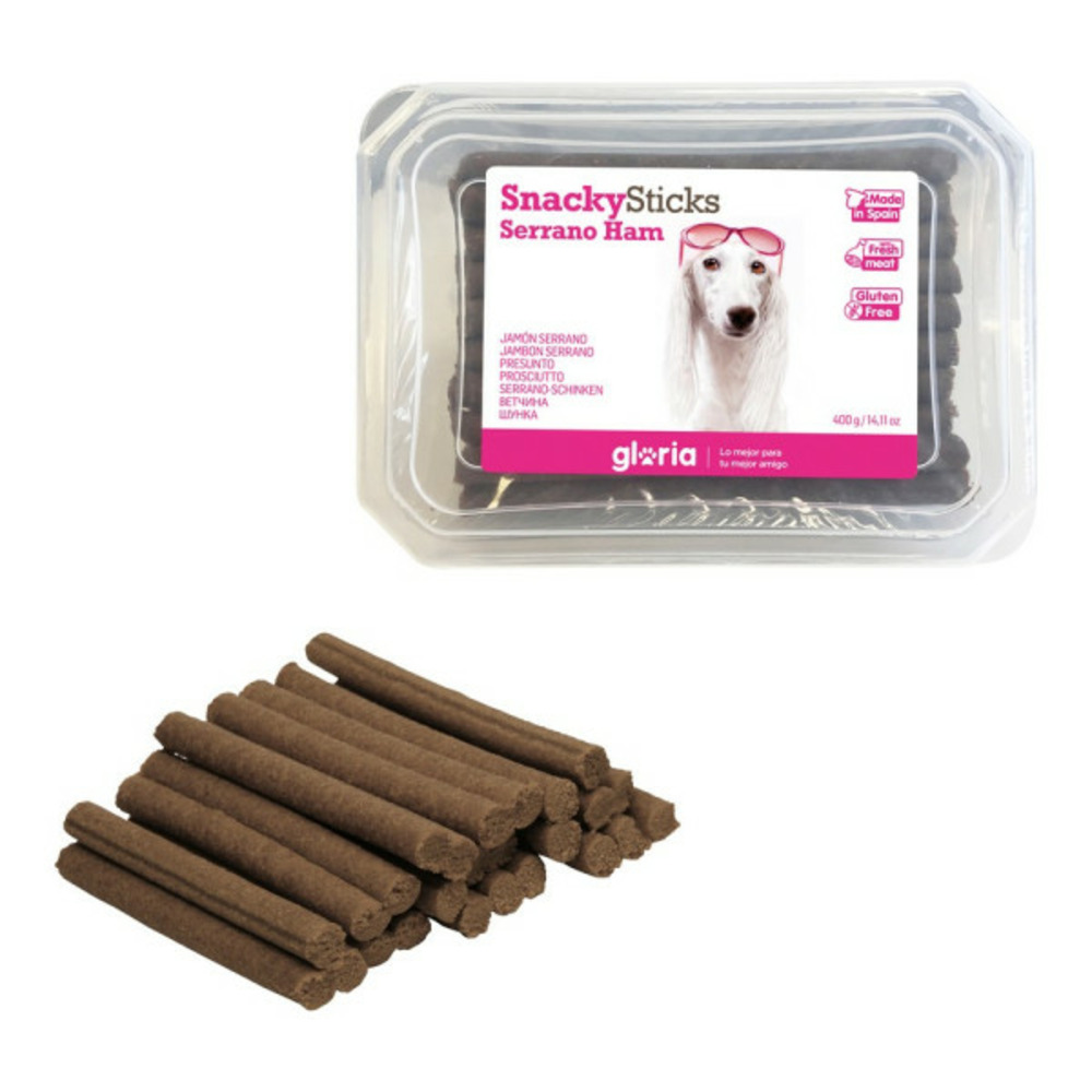 Snack pour chiens snackys sticks jambon (350 g)