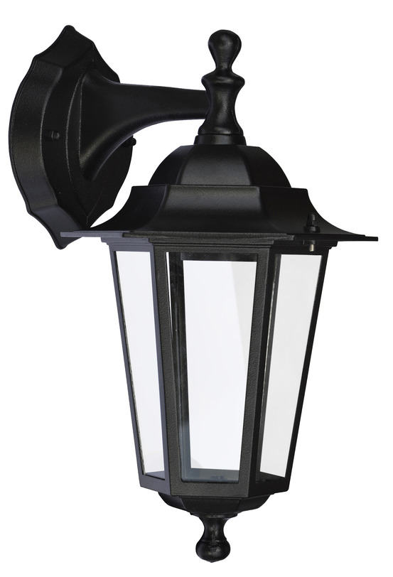 Applique descendante e27 60w - noir