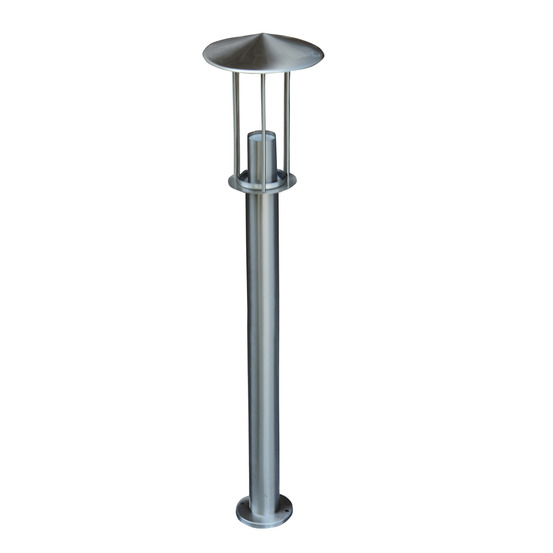 Borne inox 60w e27 80cm - i-watts outdoor lighting