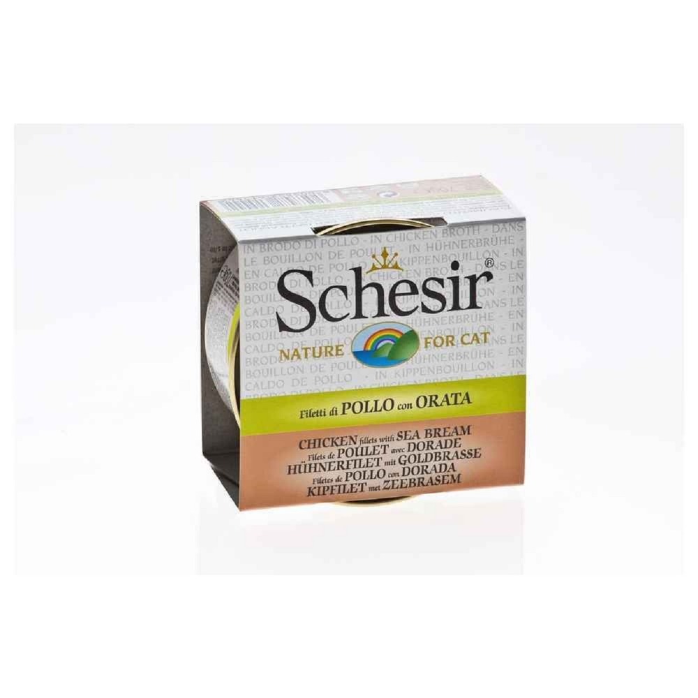 Pâtée en boîte chat 0.07kg 70g poulet dorade