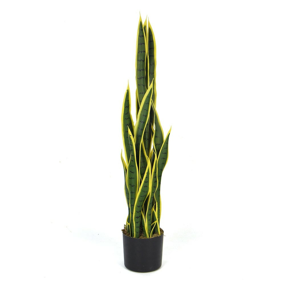 Plante artificielle - sanseviera jaune 89cm