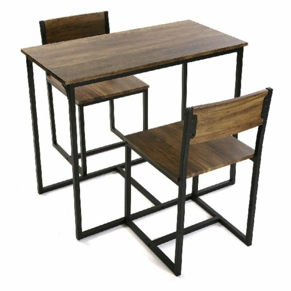Ensemble table + 2 chaises inge versa bois mdf (45 x 75 x 89 cm)