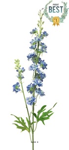 Delphinium artificiel, 2 ramures, h 85 cm, bleu royal - best - couleur: bleu roy