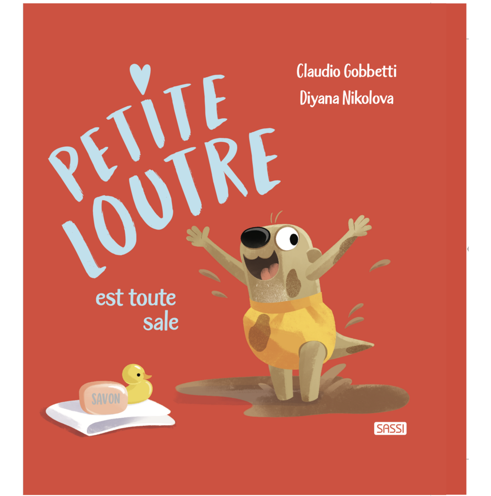 Petite loutre est toute sale