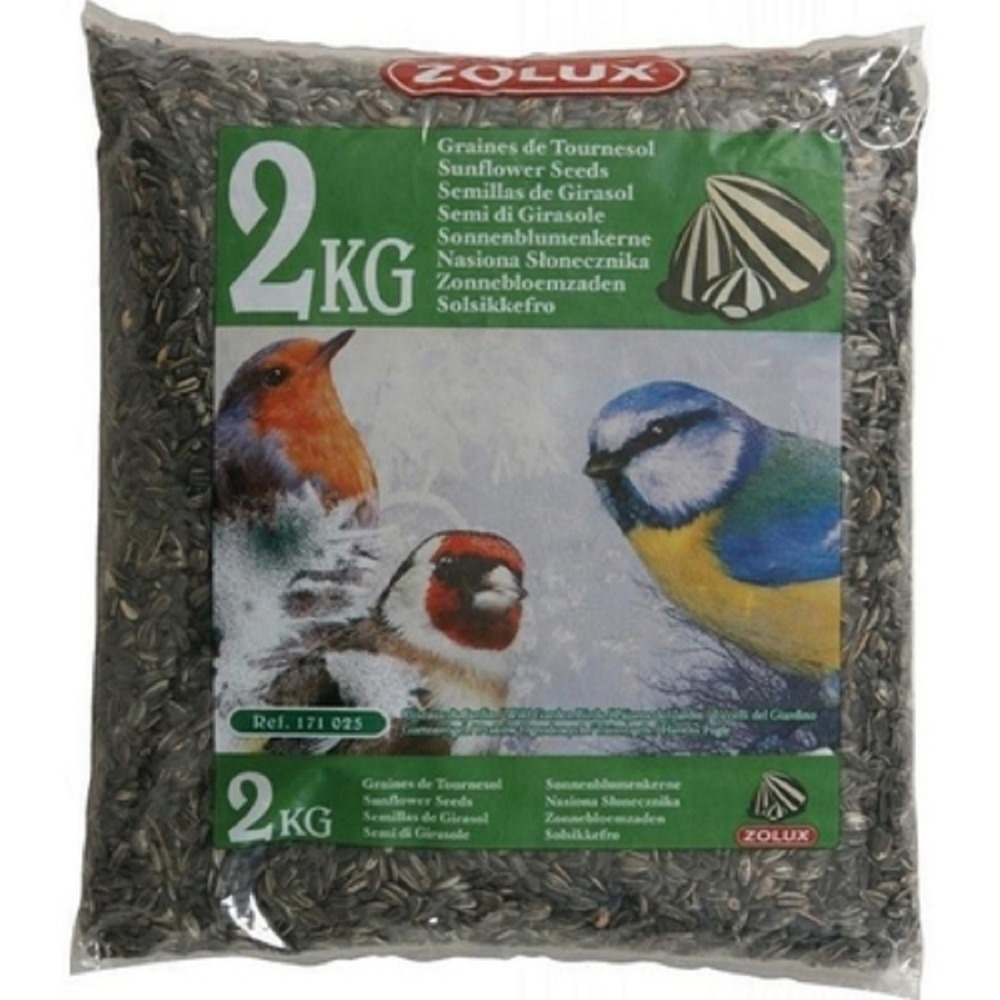 Sac de graines de tournesol  oiseau du jardin 2kg