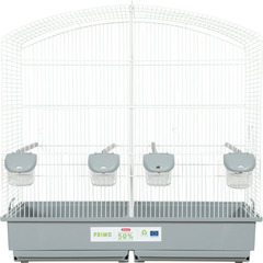Cage familly blanche gris 70 x 40 x 70cm de hauteur pour oiseaux