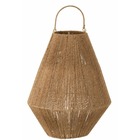 Lanterne en bois naturel 37.5x37.5x48 cm