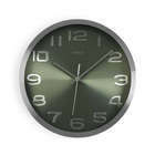 Horloge murale  argenté aluminium (4 x 30 x 30 cm)
