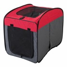 Sac de transport / cage transport,  pliable, , pour chat & chien - portable fold pet crate - dcc1143c m, rouge