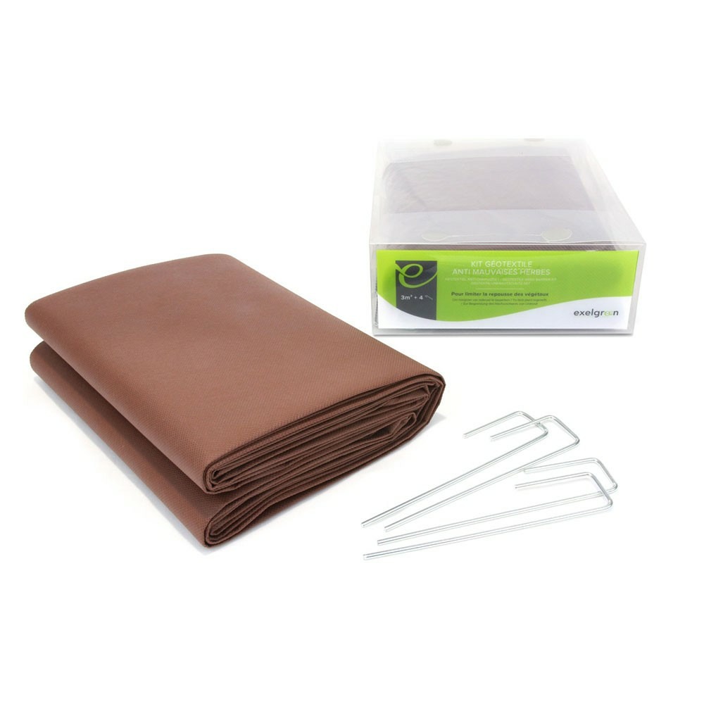 Kit géotextile anti mauvaises herbes