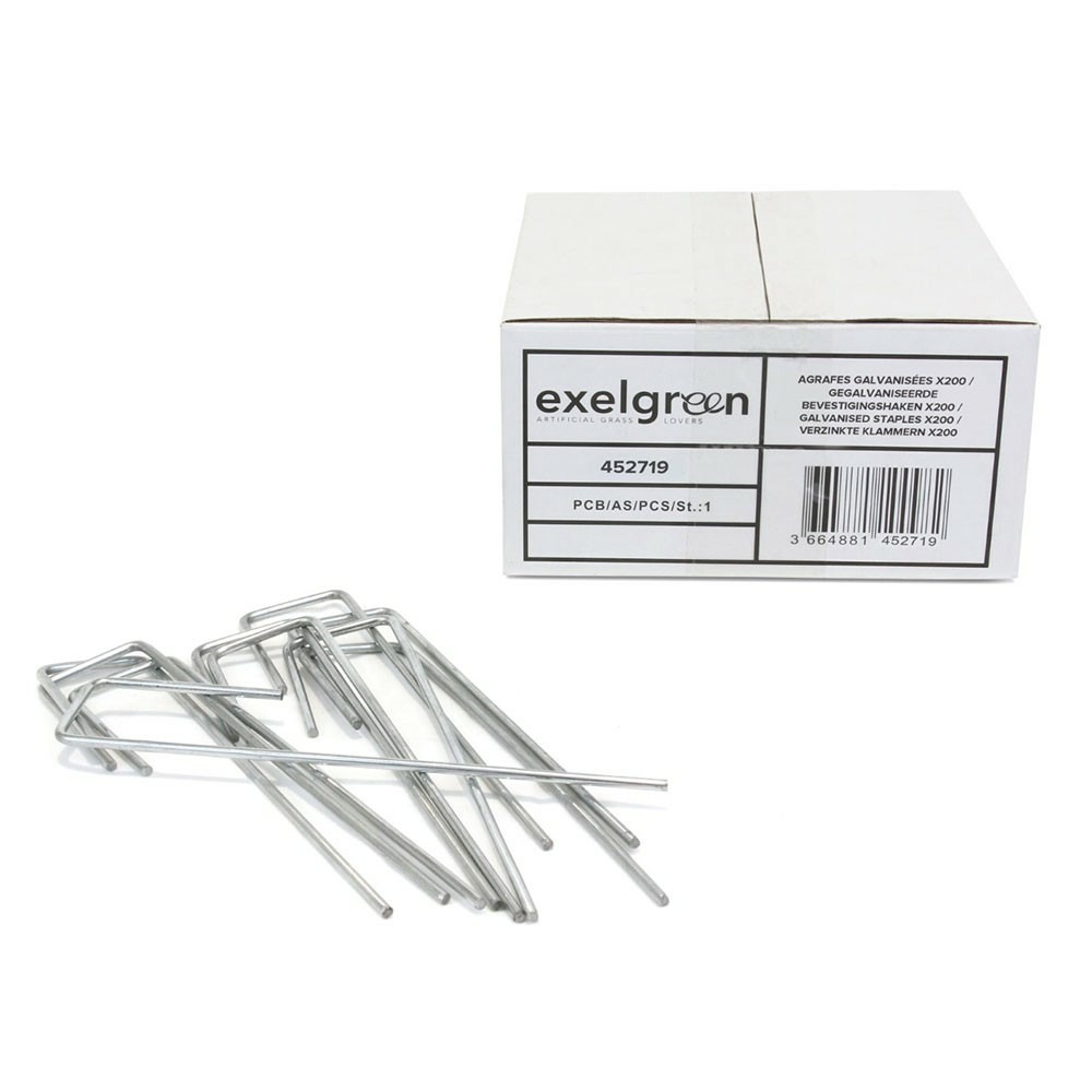 Agrafes galvanisées - 200 pièces