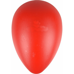 Oeuf rouge en plastique m ø 13 cm x 18.5 cm de hauteur jouet pour chien