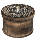 Boîte à bijoux en bois de manguier