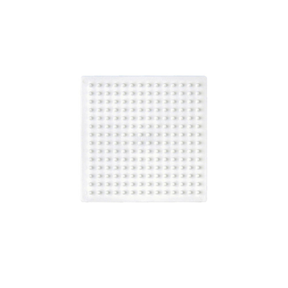 Plaque petit carré perles plastique midi