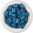 Sachet 1000 perles plastique midi bleu pétrole