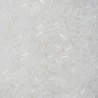 Sachet 1000 perles plastique midi transparent