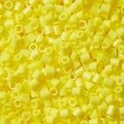 Sachet 1000 perles plastique midi jaune pastel