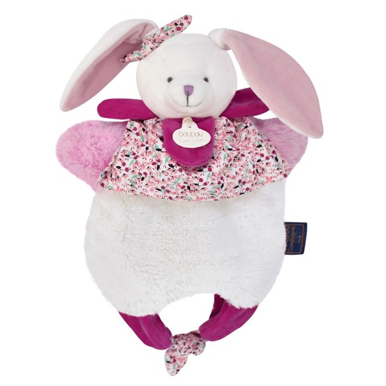Doudou lapin marionnette