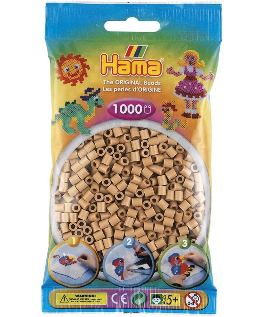 Sachet 1000 perles plastique midi café frappé