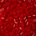 Sachet 1000 perles plastique midi rouge noël