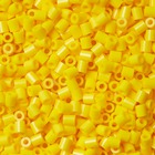 Sachet 1000 perles plastique midi jaune