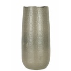 Vase à motifs en céramique gris clair 22x22x50cm