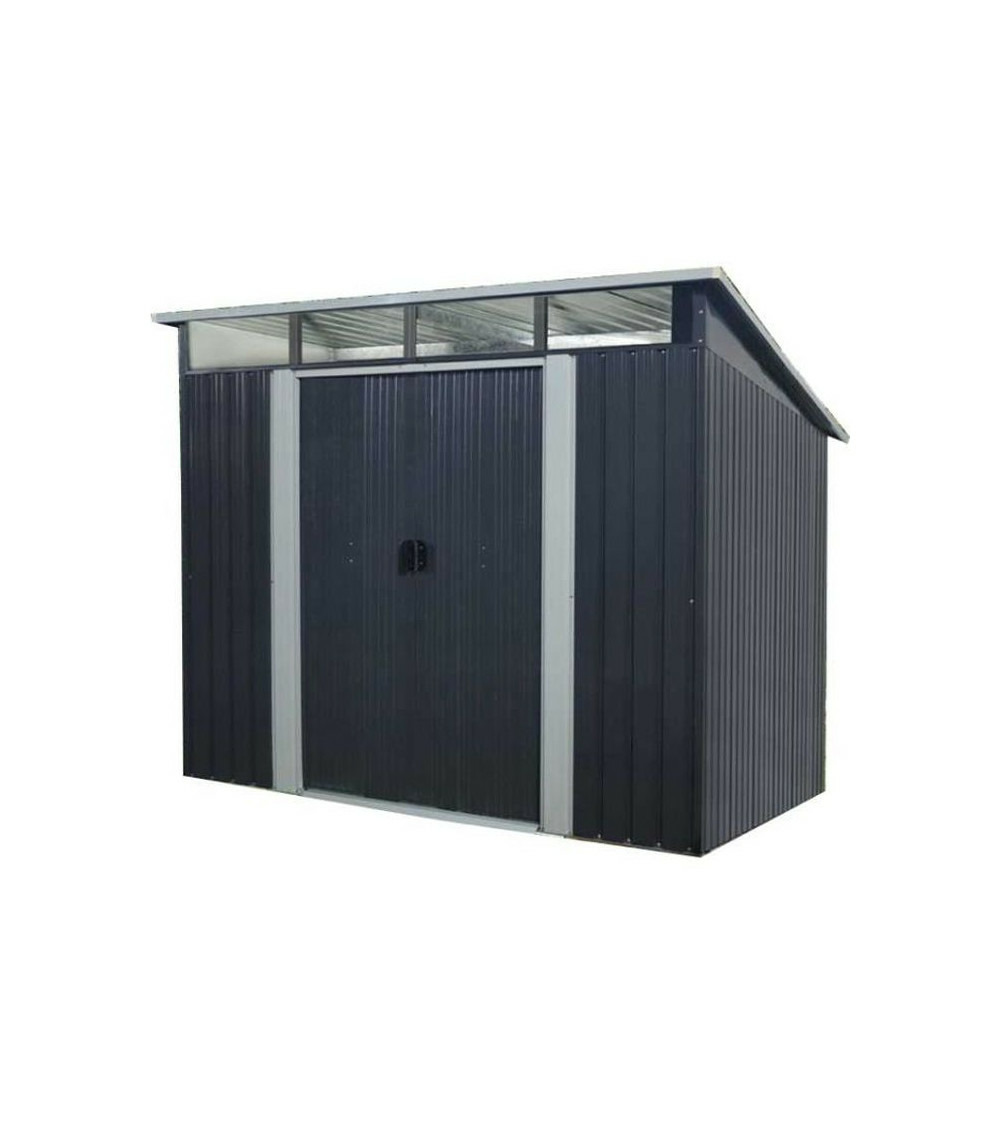 Abri de jardin acier 4,59 m2. Avec kit d'ancrage inclus