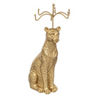 Porte bijoux léopard 30cm doré - feeric christmas
