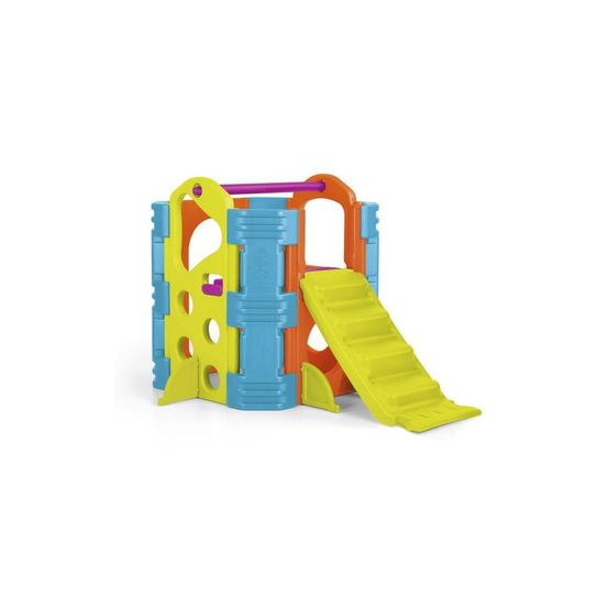 Aire de jeux le parc multi-activités - plastique anti-uv - - avec toboggan