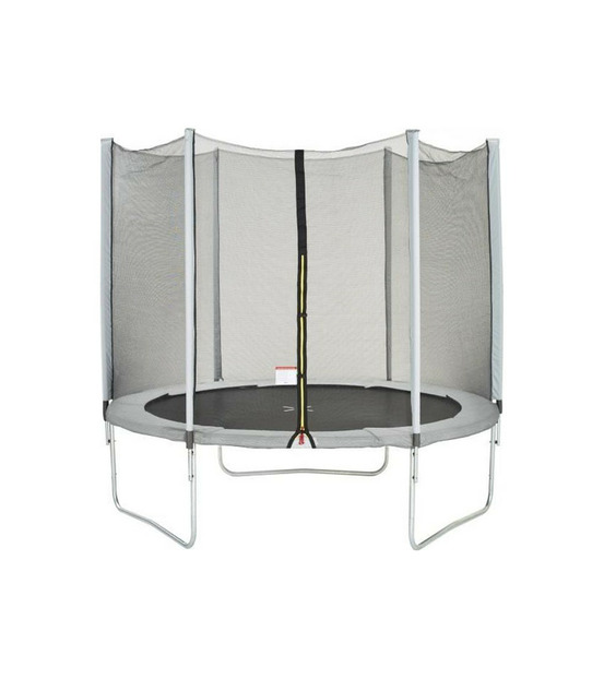 Trampoline maxi eco ø 250 cm gris - avec filet