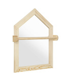 Miroir évolutif en bois 70 x 90 cm pour chambre d'enfant