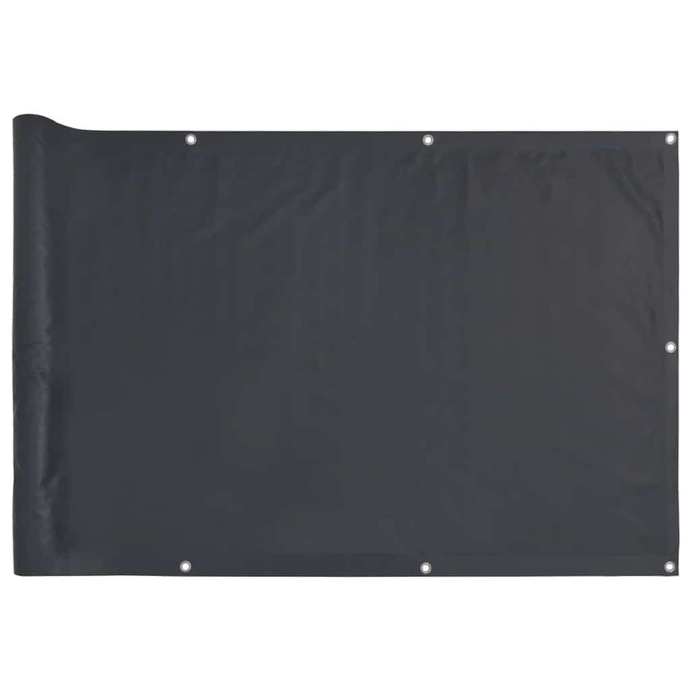 Écran d'intimité de balcon anthracite 400x120 cm pvc