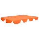 Toit de rechange balançoire orange 188/168x110/145 cm 270 g/m²