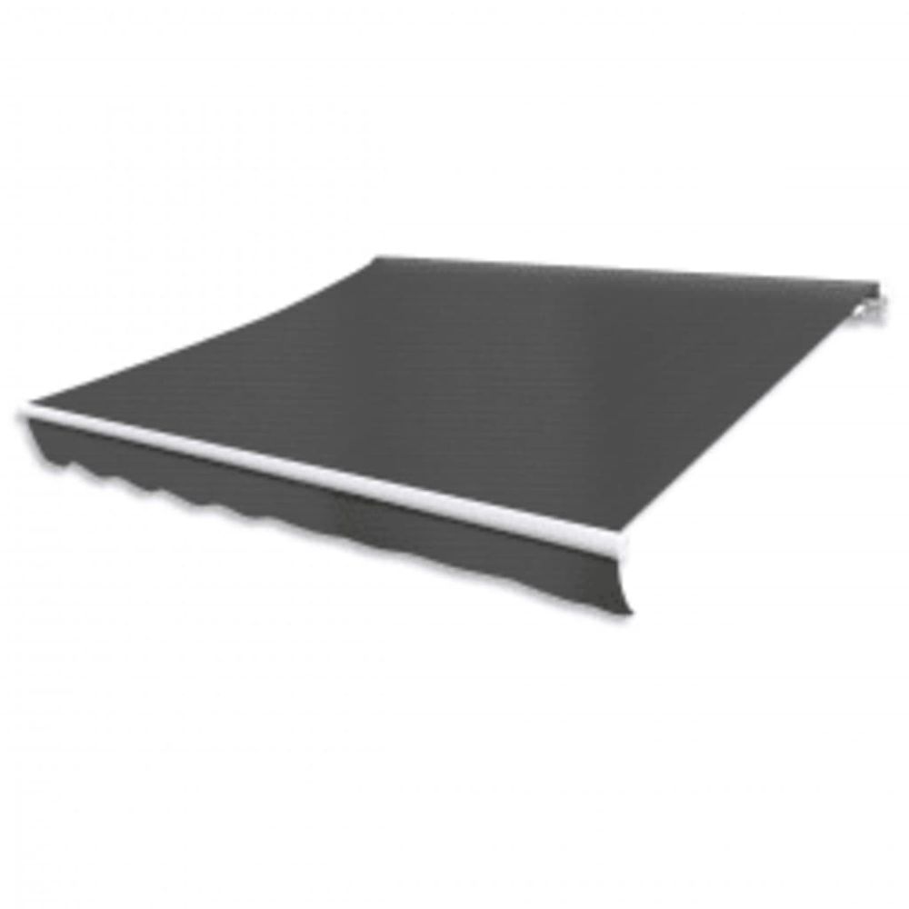 Auvent pliable motorisé 600 cm anthracite