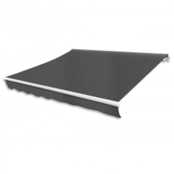 Auvent pliable motorisé 600 cm anthracite