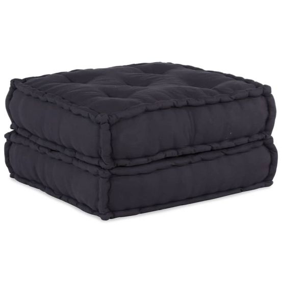 Canapé modulaire anthracite 70x70x36 tissu