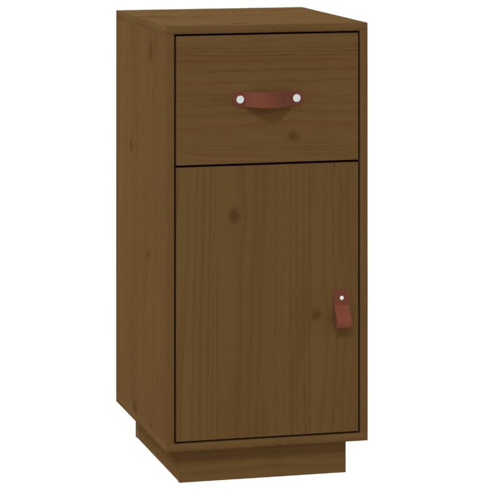 Buffet bahut commode armoire meuble de rangement organisateur cuisine salle de séjour salon 34 x 40 x 75 cm bois massif de pi