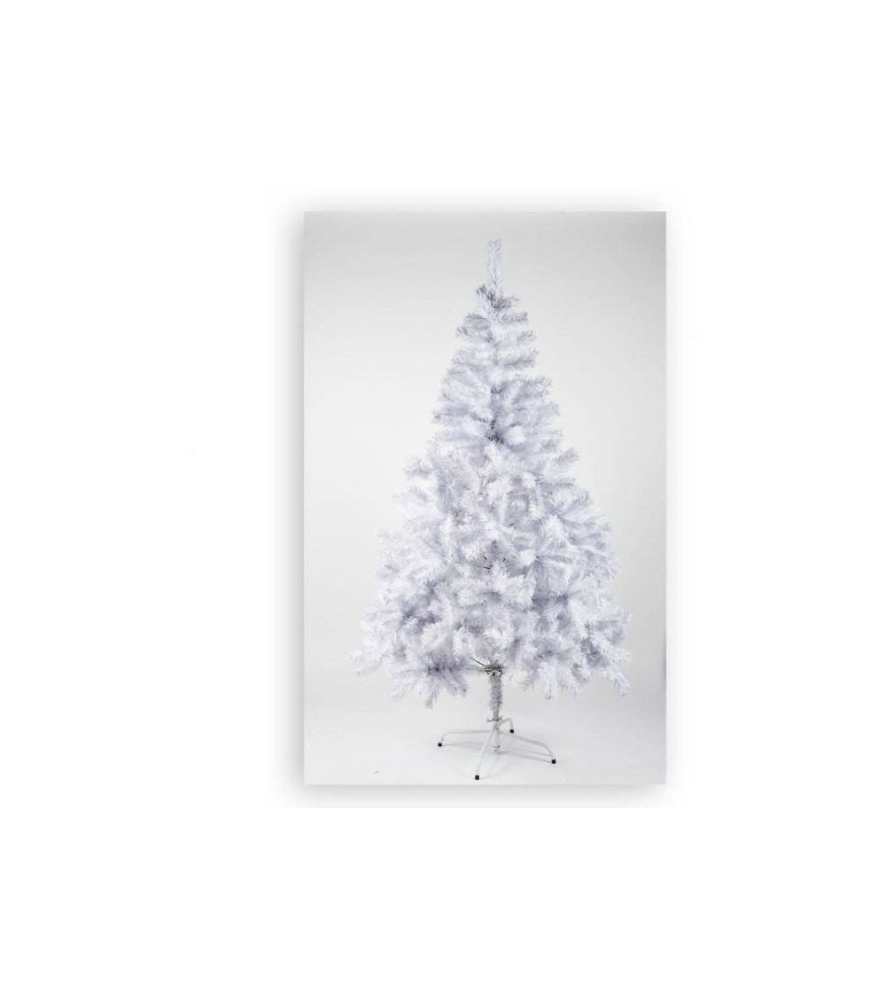Sapin de noël montreal - 1050 branches - h.210 cm - blanc