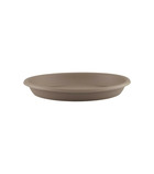 Soucoupe ronde 40cm taupe