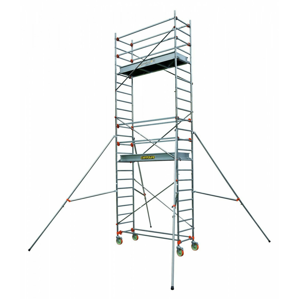 Echafaudage roulant aluminium - st 205 3, plancher 2m90 - longueur 2m05