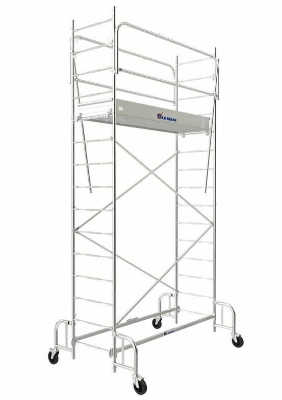 Echafaudage roulant junior 200 2m80 plancher (4m80 travail)