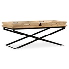 Table basse bois de manguier massif 110 x 55 x 42 cm