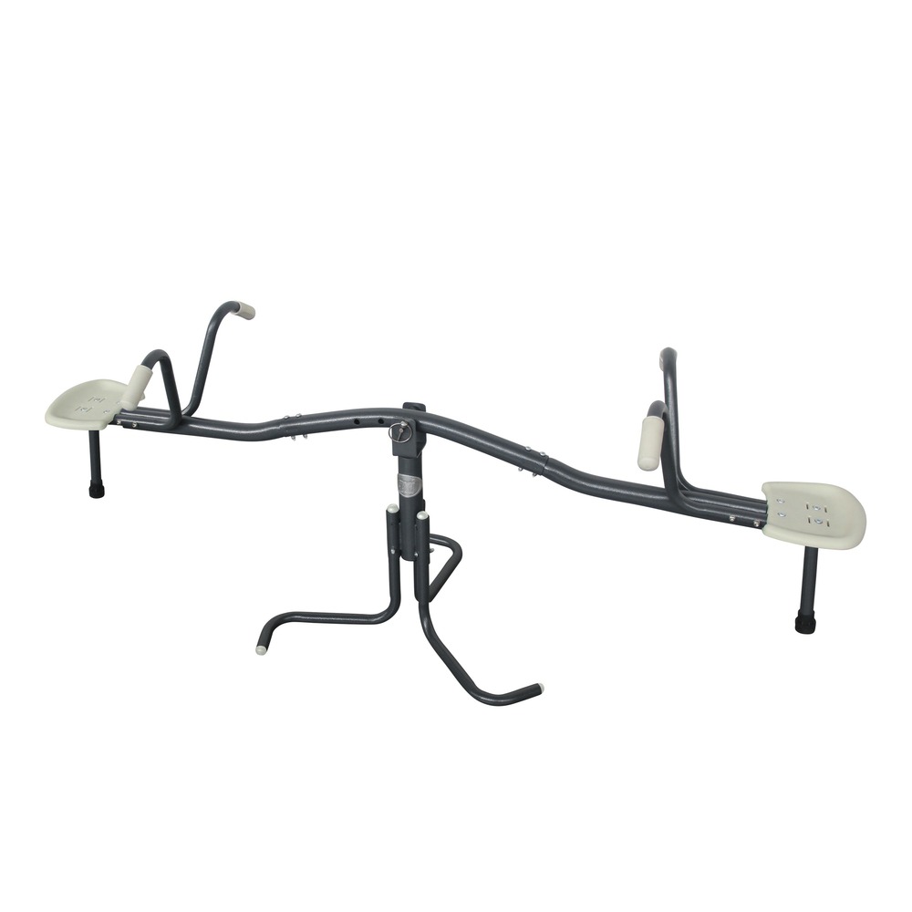 Axi bascule rotative en métal en anthracite & crème