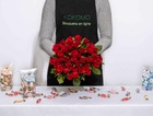 Bouquet de roses rouges et ses bêtises de cambrai