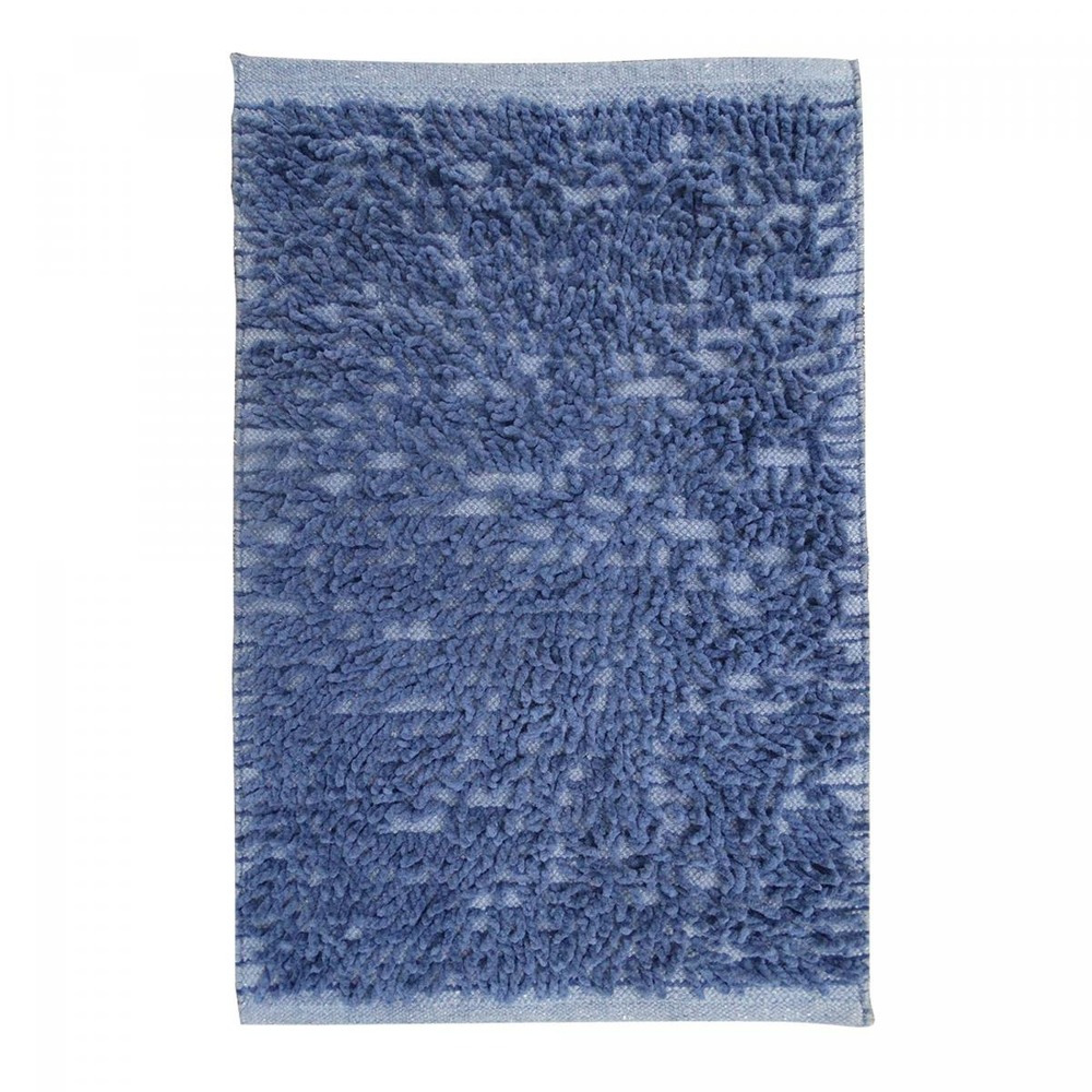 Tapis de salle de bain bleu 50x80 cm