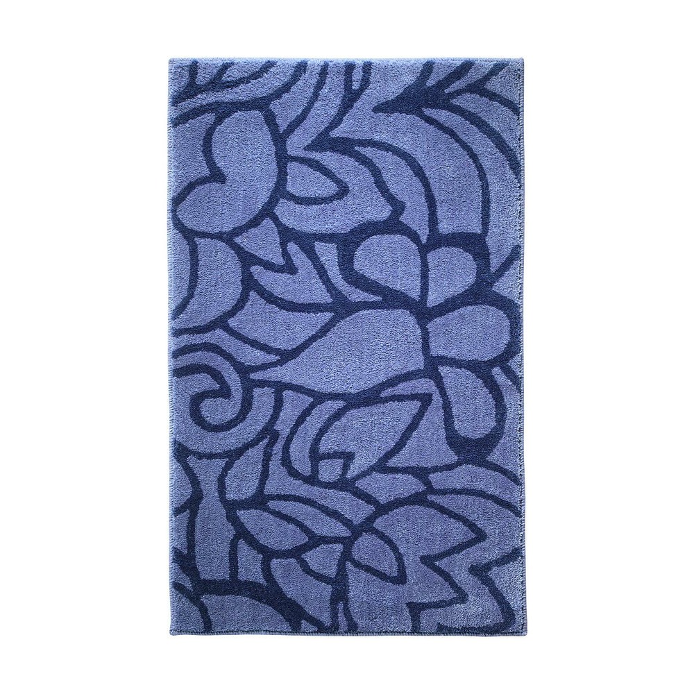Tapis de salle de bain bleu 55x65 cm