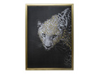 Toile imprimé 70 x 50 cm léopard - feeric christmas