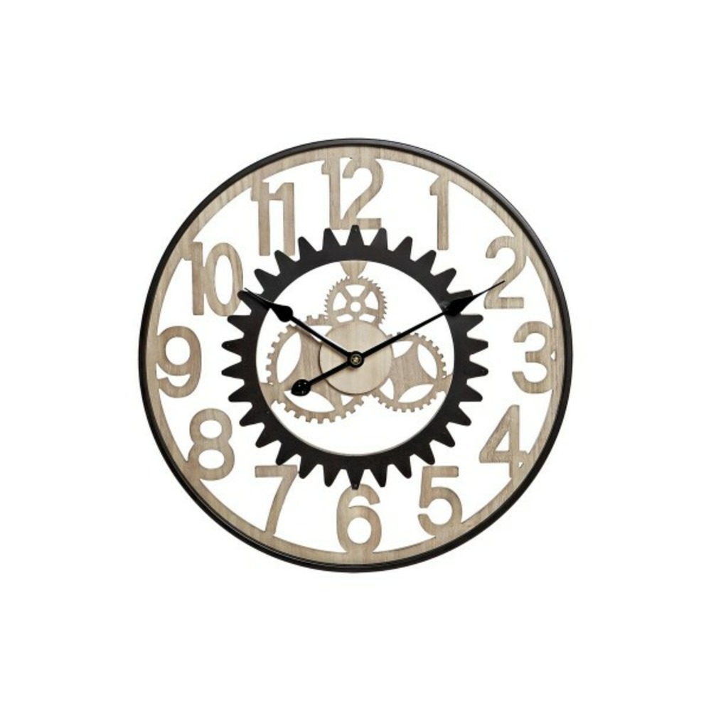 Horloge Murale Industrielle Avec Engrenage Rotatif Silencieux