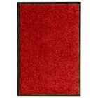 Paillasson lavable rouge 40x60 cm
