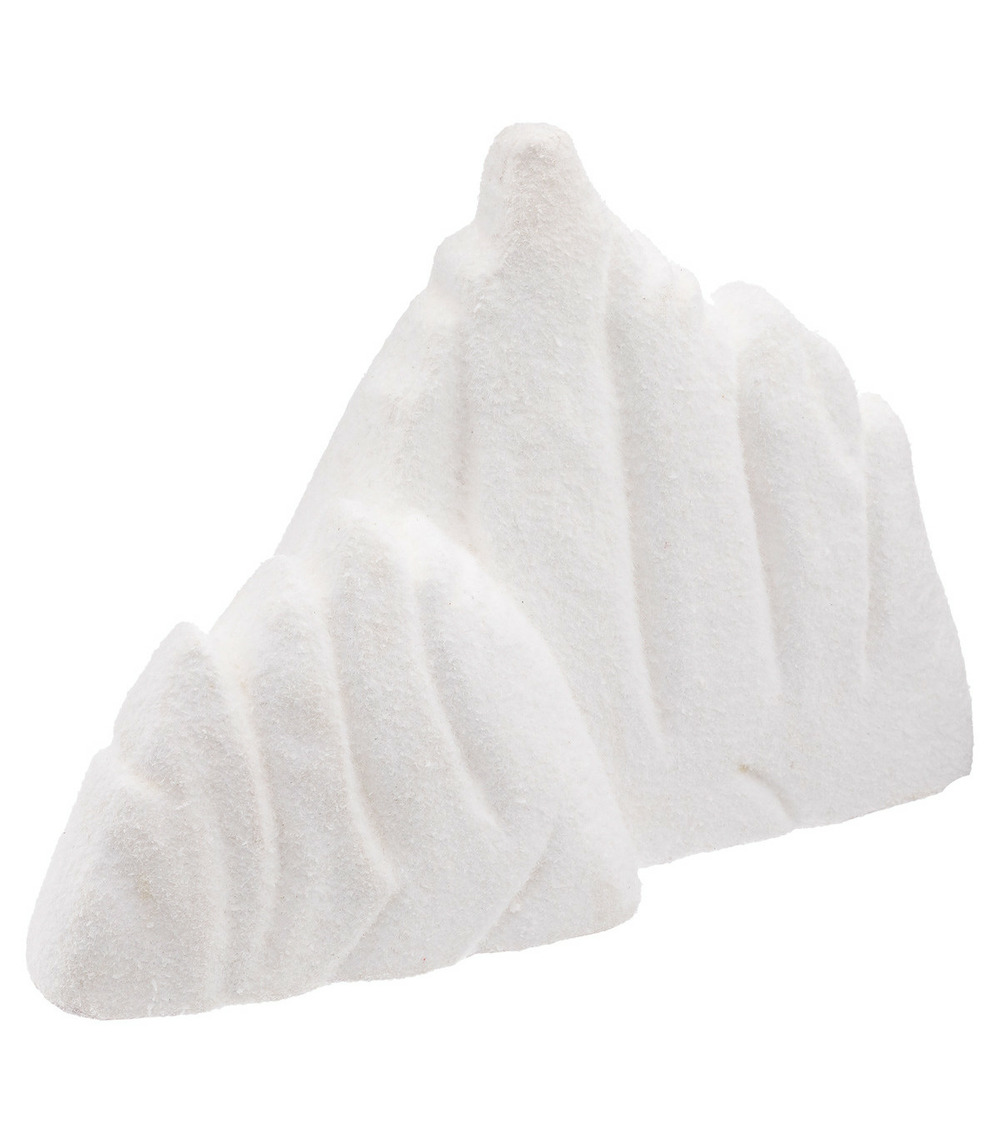 Déco de noël montagne enneigée 50 x 38 cm